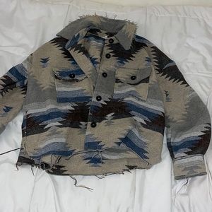 Aztec shacket